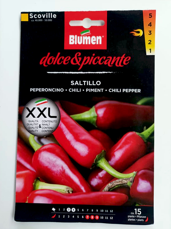 Chili paprika vetmag - 'Saltillo' fajta
