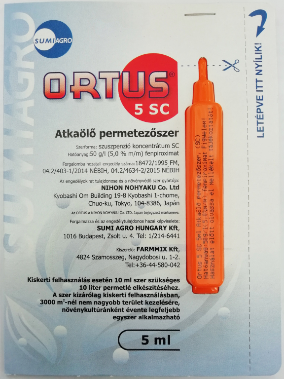 Ortus 5 SC- atkal permetezszer